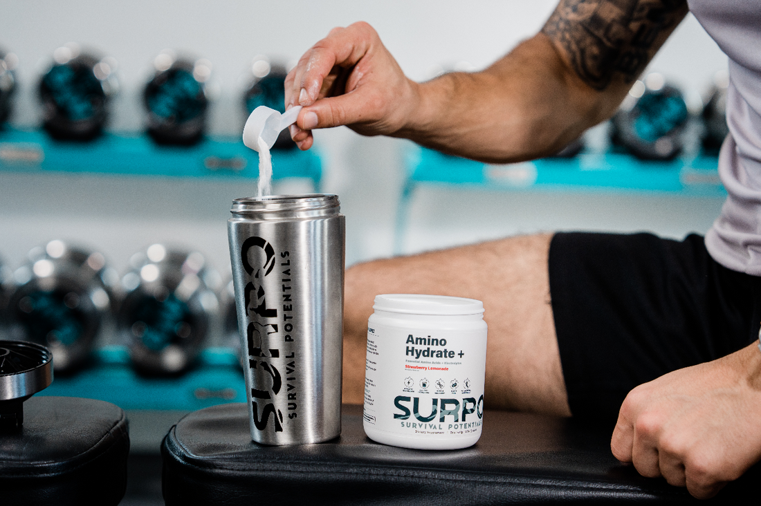 Amino Hydrate+ and Essential Nutrients for Optimal Hydration