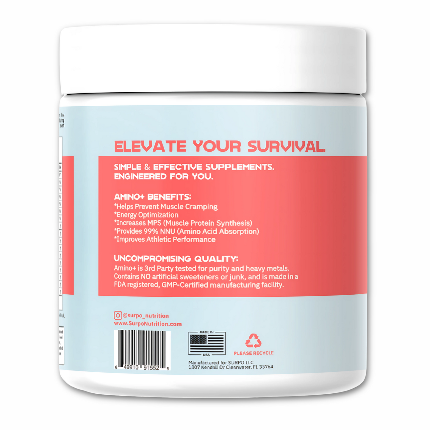 Amino+ Strawberry Lemonade