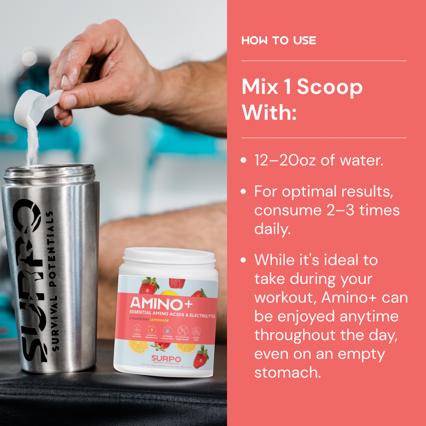 Amino+ Strawberry Lemonade