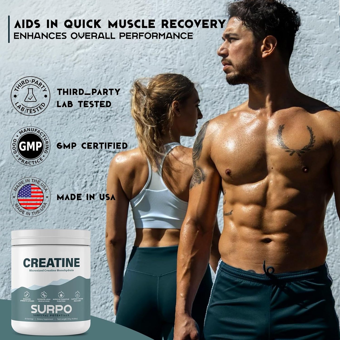 Micronized Creatine Monohydrate - 300gm, Unflavored