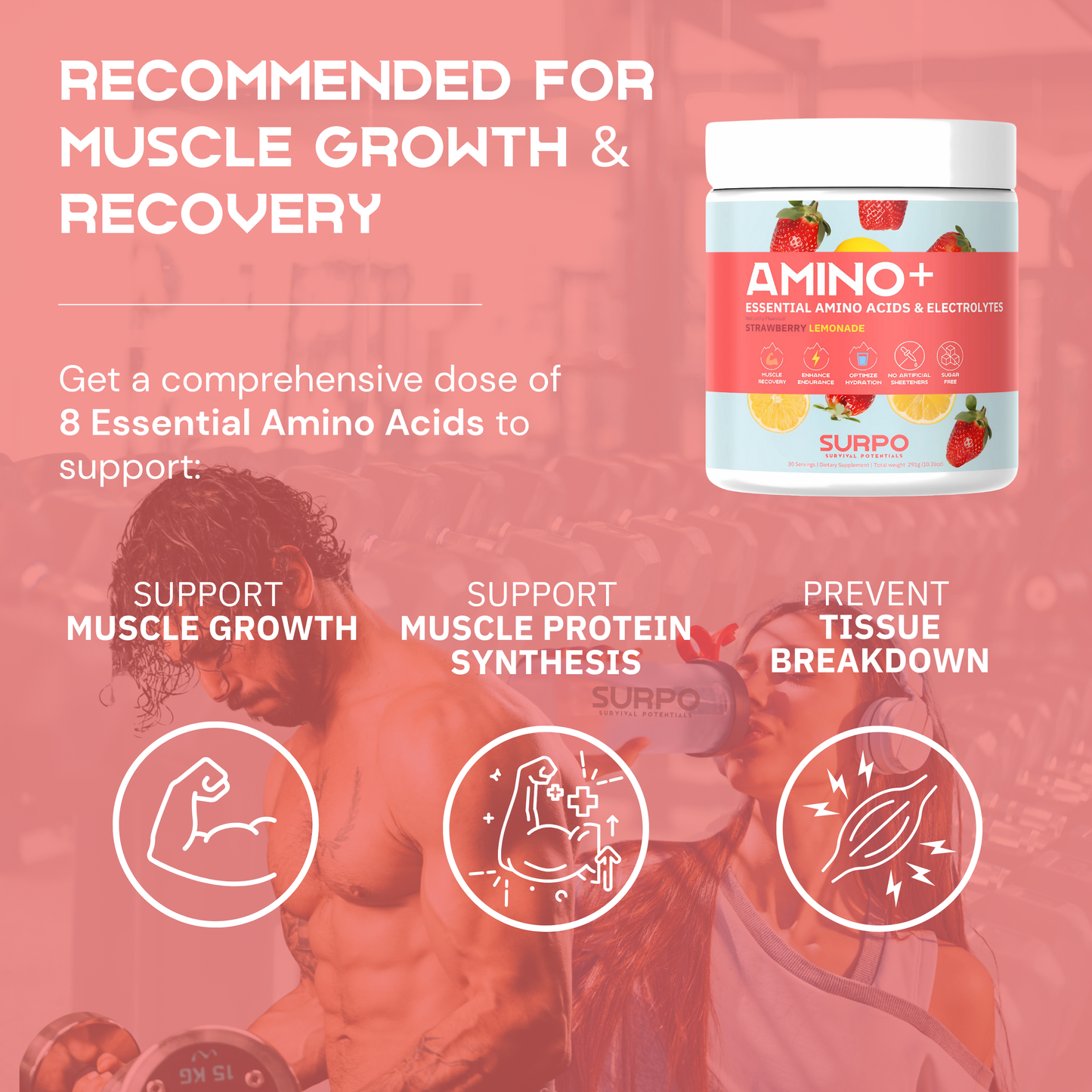 Amino+ Strawberry Lemonade