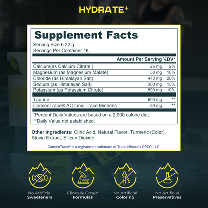 Hydrate+ Electrolyte Formula