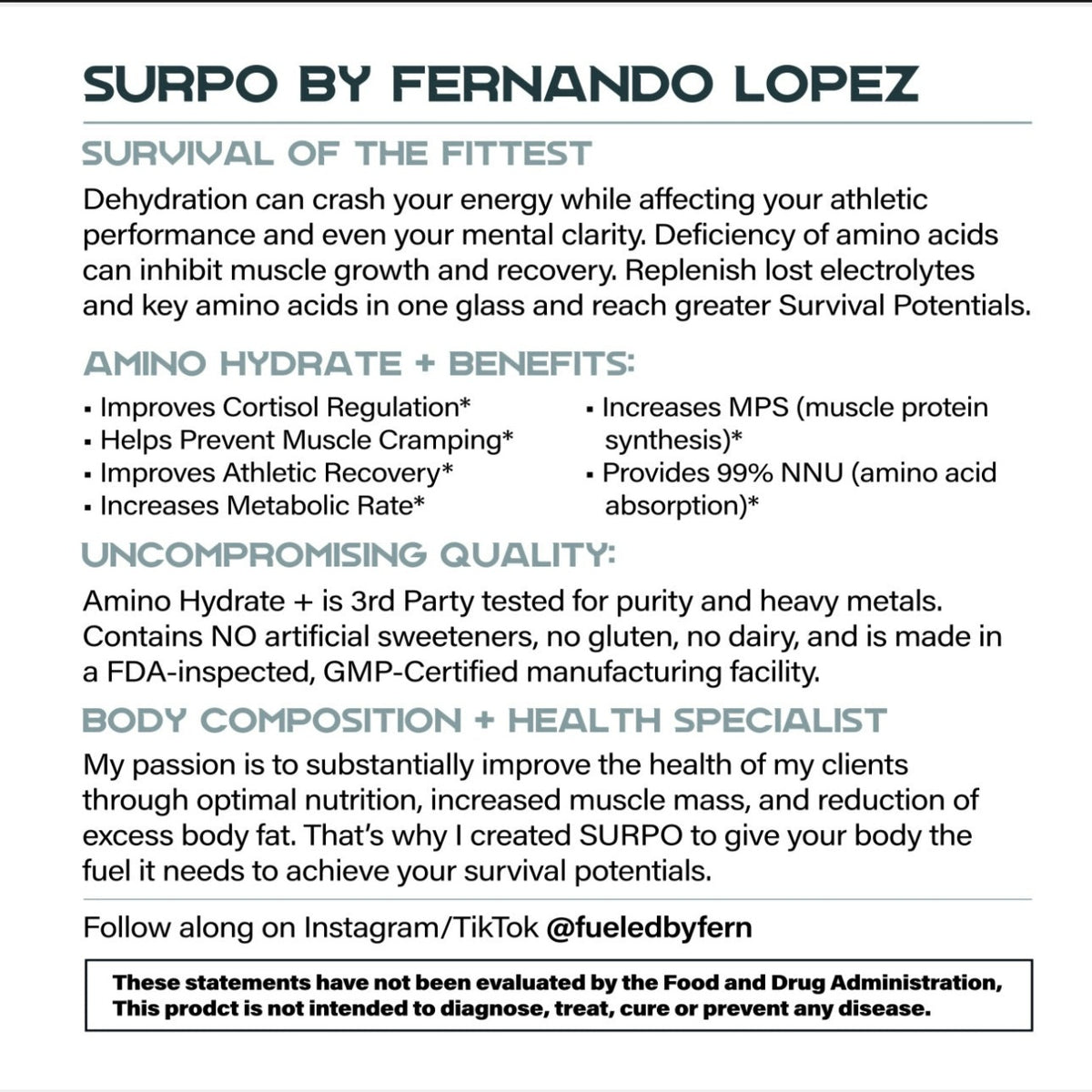 Amino Hydrate+ Sale | Surpo Nutrition